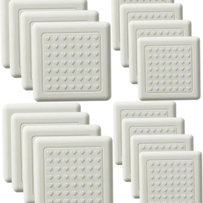 16-piece set of silicone table leg pads, chair leg protectors, furniture moving pads, anti-slip and anti-wear