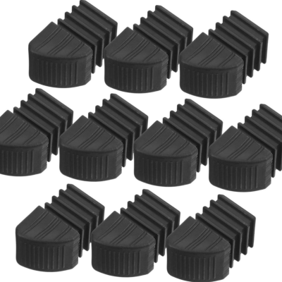 10-piece set of plastic table leg levelers, no installation required, hardwood floor protectors, furniture balance pads